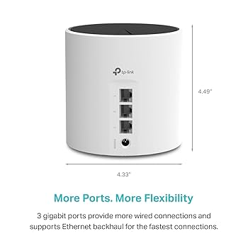 TP-Link Deco X55 メッシュWi-Fi 6 2個パック Deco X55 | AX3000 Whole Home Mesh WiFi 6 System | TP-Link